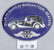badge Morgan :75 years of Morgan 4 seaters blue.jpg